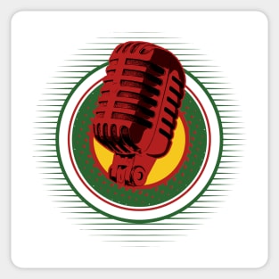 Microphone | Hiphop | V10 Sticker